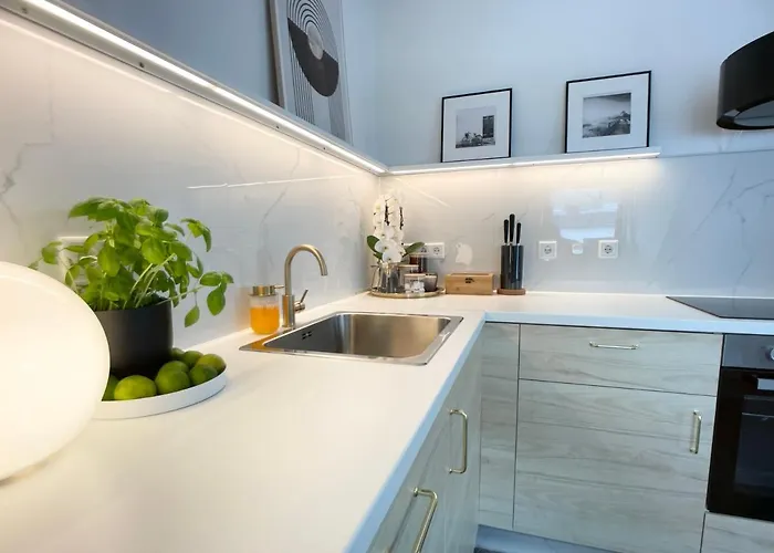 M-Style 04 Apartment Mit Balkon Und Gasgrill, 24H Self-Check-In, Free Parking, Netflix