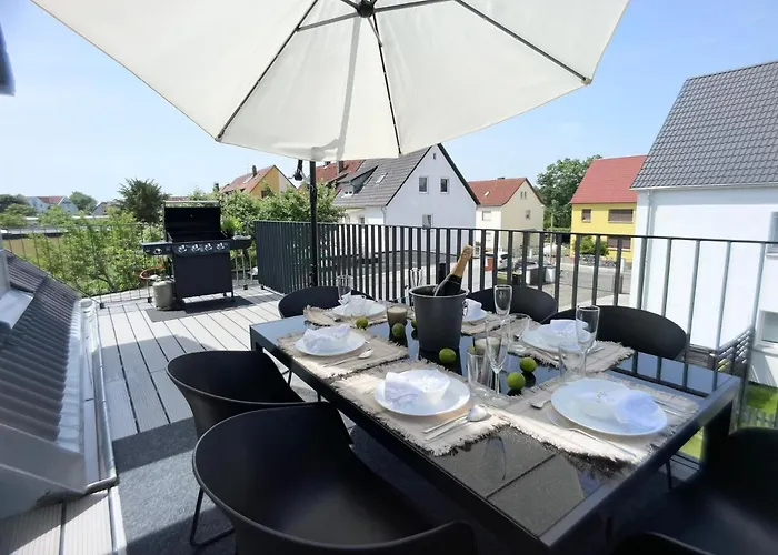 M-Style 04 Apartment Mit Balkon Und Gasgrill, 24H Self-Check-In, Free Parking, Netflix